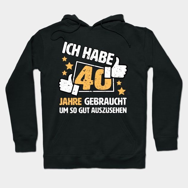 Ich habe 40 Jahre gebraucht um so gut auszusehen Geschenk zum 40. Geburtstag Hoodie by star trek fanart and more